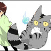 わすれた猫とひと休み。