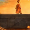 少年、歩く