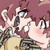 朝子朝子にキスをする