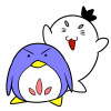 火を吹く魔界ペンギン