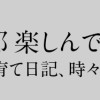 育児の全部 楽しんでます。 ～父の4人子育て日記、時々仕事～