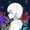 夜を行く。